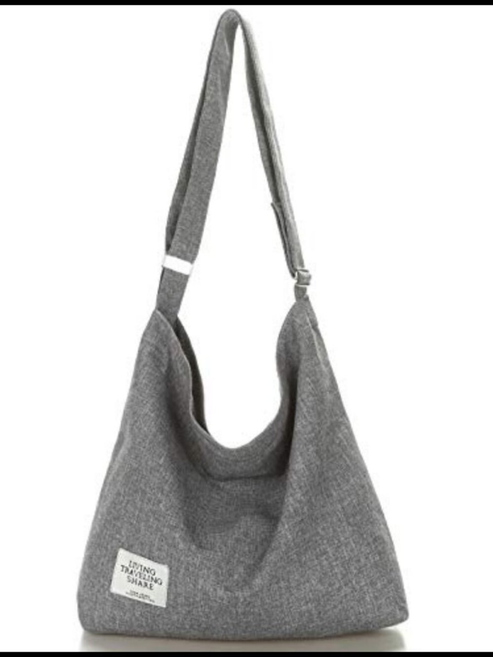 Canvas Shoulder Bag Hobo Crossbody Handbag Casual Tote